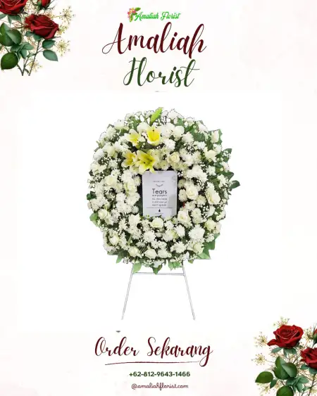 Krans Bunga Duka Bintang Ara