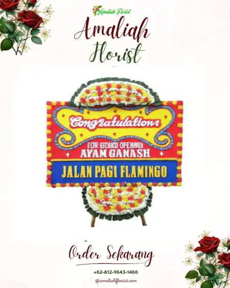 Sewa Papan Bunga Bintang Ara